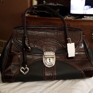 Brighton Loreen Purse Black and Brown